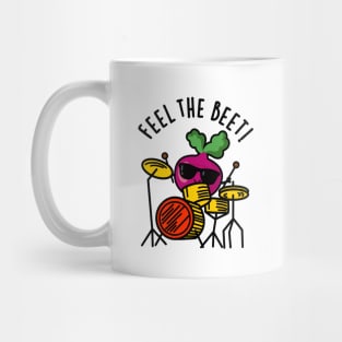 Feel The Beet Cute Veggie Pun Mug